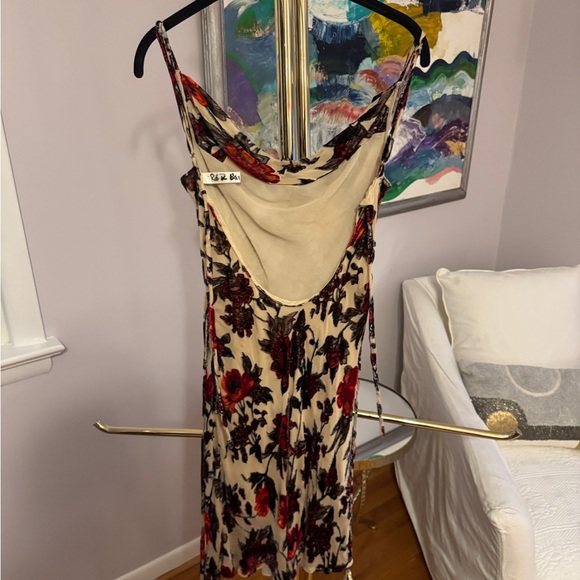 Rat & Boa • Silk Slip Dress • Floral Print • Medium - Picture 2 of 5